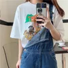 日本スタイルの漫画カワイイプリント女性Tシャツカジュアルストリートウェアウルツァンコットンサマーグラフィックファニーティーの女性トップ220511