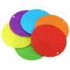 Other Smoking Accessories silicone mat cute mat kitchen tools colorful circle baking non-stick pads