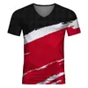 Мужские футболки Mens Leopard T Roomts Summer Street Personality Cross V Шея белая рубашка с длинным рукавом для мужчин Менмен