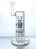 Brand new bong clean smoke rurka ze szkła borokrzemianowego szisza bubbler z 1 szklanym dyskiem 1 wiatraczek 18mm złącze