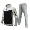 Men's Tracksuits Sweatsuit Fleece Hoodie Cotton Stretch Training Wear Good Quality Coat Sweatpants Sport Set Clothing