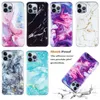 Custodie in marmo morbido TPU IMD per iPhone 13 pro max 12 mini 11 XR XS MAX 7G 8G Fashion Stone Rock Gel Cover posteriore per telefono