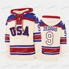 Ceomitness Miracle on Ice USA Hockey Pullover Hoodie Trevor Zegras Jonathan Quick Mike Modano Matthew Boldy Jack Hughes Blake Wheeler Matt Roy Cole