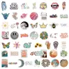 New 10/20/50pcs graffiti bohemian aesthetic stickers boho vinyl decals for laptop computer refrigerator daily stationary guitar kids toy
