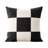 Pillow Case Nordic Geometry Black White Cushion Pillow Cover Home Decorative Office Sofa Linen PillowCase 45x45cm 220623