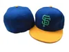 Hochqualität 12 Stile Giants SF Letter Baseball Caps Mann Bone Women Chapeu einfache Outdoor Gorras Männer ausgestattet Hats H149129964