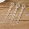 1000Pcs/Lot Long handle 1.5ML Plastic Spoon 0.5 Gram Measuring Scoop Wholesale LX4965