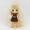 Dbs blyth mini bebek 10cm bjd normal vücut bebek sevimli kızlar hediye anime oyuncak rastgele elbise 220713