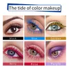 9 Colors 4D Fiber Lash Mascara Eye Makeup Eyelashes Comb Thicker Curling Volumizing Lashes Lengthening Waterproof Pudaier Brand