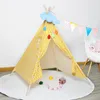 Childrens Tent Kids Play Room Party Game Tents Events Toy Foldable Wigwam for Children House Indian Teepee Pography Props 220621