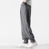 Men's Pants Men's Spring Autumn Sweatpants Linen Casual Men Loose Harem Trousers Bloomers Street Wear Pant Man Streetwear Chinese