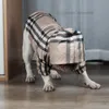 Ontwerper hondenkleding klassiek geruit patroon hondenkleding honden regenjas lichtgewicht windjack capuchon jas voor Franse bullodg pug boston terriër buitenjas A169