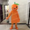 Halloween Orange Boy Girls Mascot Costume Simulação Roupa de Caracteres de Cartoon Suje para adultos Roupa CARNAVAL DO CARNAVAL DO CARNIVAL PAR