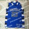 New University NCAA One Tree Hill Ravens Maglia da basket Brother Movie 3 Lucas Scott 23 Nathan Scott Nero Bianco Blu drop shipping