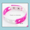 Jelly Glow Armbänder Schmuck Sile Jelly Armband Armband 21 cm Fit Schuh Schnalle Charm Zubehör Party Geschenk Mode Großhandel Drop Lieferung