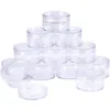 5g 10 g 15 g 20g draagbare plastic cosmetische lege potten heldere flessen oogschaduw make -up crème lippenbalsemcontainer potten