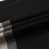 Mode haut de gamme Designer marque hommes tricot noir laine pull pull col rond automne hiver décontracté pull hommes vêtements 220815