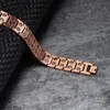 Link Bracelets Chain Pure Copper Magnetic Bracelet Male Viking Vintage Wrist Band For Men ArthritisLink Raym22