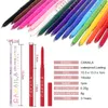 18 couleurs Eyeliner Raninbow liquide imperméable à l'eau ne fleurit pas facile à porter maquillage mat Eye Liner stylo barre de fête