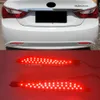 2PCS LED LED الخلفي مصد العاكس ضوء الفرامل ل Hyundai Sonata 8 2010 2011 2012 2013 2014 ضبابية مصباح الإكسسوارات