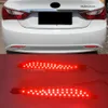 2PCS LED LEDヒュンダイソナタのリアバンパーリフレクターブレーキライト8 2011 2012 2013 2013 2014フォグランプカーアクセサリー