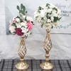 S/M/L Retro Metal Candle Holders Crafts Candlestick Wedding Arrangement Home Decoration Ornament