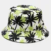 Beretten fuzzy emmer hoeden zwarte hoed buiten printen sunshade mode dames vissersbassin voor jongens 3-5berets
