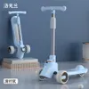 Lo scooter tre in uno per bambini di alta qualità senza componenti elettronici può sedersi e scorrere pieghevole con una chiave 2-12