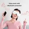 Şarj Edilebilir Akıllı Göz Masajı Bluetooth Müzik Katlanabilir Hava Basınçlı Isıtma Masajı Rahatlama 220630