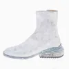 Mens Womens Split Toe Acle Boots Женщины черные кожа