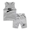 Summer sport sets Print Children's T-Shirt Suit Short Sleeve Shorts 2 Piece Kids Sportswear Boys Girls Cotton Casual