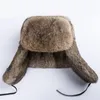Berets Fur Hat Winter Thickened Warmth And Cold-proof Outdoor Cotton Ear Cap Earflap Men Snow CapsBerets BeretsBerets