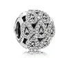 Andy Jewel Authentic 925 Sterling Silver Beads Cascading Glamour Charm Charms Fits European Pandora Style Jewelry Bracelets & Necklace 796271CZ