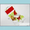 Рождественские чулки Носки подарочная сумка Santa Claus Снеговик Лось кулон Украшения Рождественские Украшения Подарки WX9-742 Доставка Drop 2021 Украшения Фес