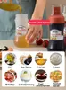 350 ml 5 -gat squeeze specerij flessen met sproeiers plastic ketchup mosterd hot sauzen olijfolie flessen keuken accessoires kruidengereedschap