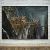 Castle Rivendell Landscape Movie Poster E Stampe Dipinto Su Tela Wall Art One Ring Film Picture Per La Decorazione Della Stanza