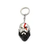 Porte-clés jeu God Of War porte-clés Kratos gardien bouclier hache porte-clés lien chaîne pendentif hommes voiture sac Llavero Chaveiro Porte Clef