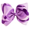 5 -calowy podwójny układ włosów z klipsem dla dziewczynki ręcznie robione butik Grosgrain Ribbon Bows for Girl B0817