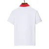Camisa pólo camiseta de moda masculina Multicolor lapela de lapela curta mais bordado negócio casual algodão respirável camiseta asiática size m-3xl