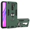 Shockside Armor Fodral för Xiaomi RedMi 9 9A 9C Magnetisk metallring Support Mjuk TPU-ram Hård PC Back skyddskåpa