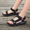 여름 어린이 패션 소년 소녀 야외 해변 신발 아이의 비 슬립 신발 샌들 220705