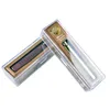 황동 너클 배터리 배터리 900mAh vape 전압 예열 기능으로 조정 가능 3 색 e 담배 펜 USB 충전기 키트