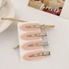 Wholesale Hair Clips for Women Girls Fashion Leaf Shaped Non Trace Hair Styling Hairpins Tools 6cm