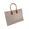 مصمم حقيبة التسوق Canvas تصميم عالي الجودة الكلاسيكية الجديدة للسيدات اليدوية
