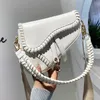 Avondtassen onderarm retro hand geweven schouder messenger kleine vrouwen 2022 trendy handtas handbagsevening avondeven