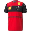 Klassisk Ferrari F1 T-shirt Apparel Formel 1 Fans Extreme Sports Fans Breattable F1 Clothing Top Ordized Short Sleeve Custom348V