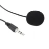 Mini Portable 1.5m مقطع ميكروفون مكثف لافالييه مقطع MIC لاستوديو الصوت السلكي لجهاز الكمبيوتر المحمول للكمبيوتر (بدون هاتف)