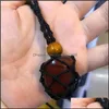 H￤nge halsband h￤ngsmycken smycken paket med 2 - rame kristallh￥llare halsband justerbar tom sten b dhdbd