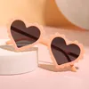 Zonnebrillen hart kinderen meisjes zonnebril baby kinderen oranje rode tinten modeproducten trends 2022sunglasses