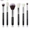 Blacksilver Professional Makeup BrushesセットメイクアップブラシツールキットチークハイライトNaturalSynthetic Hair234Q2955226